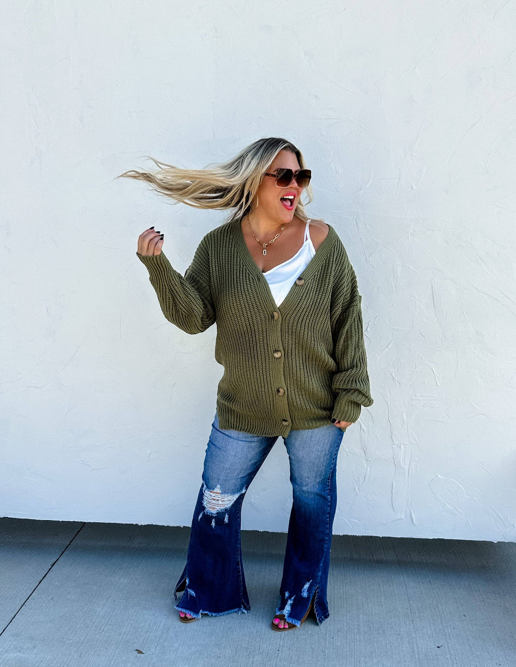 DIESEL SPLIT HEM JEAN