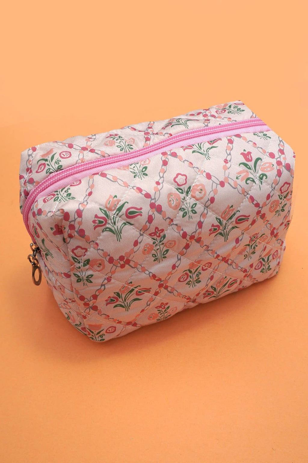 FLORAL TOILE PATTERN MAKEUP COSMETIC POUCH BAG | 40P562