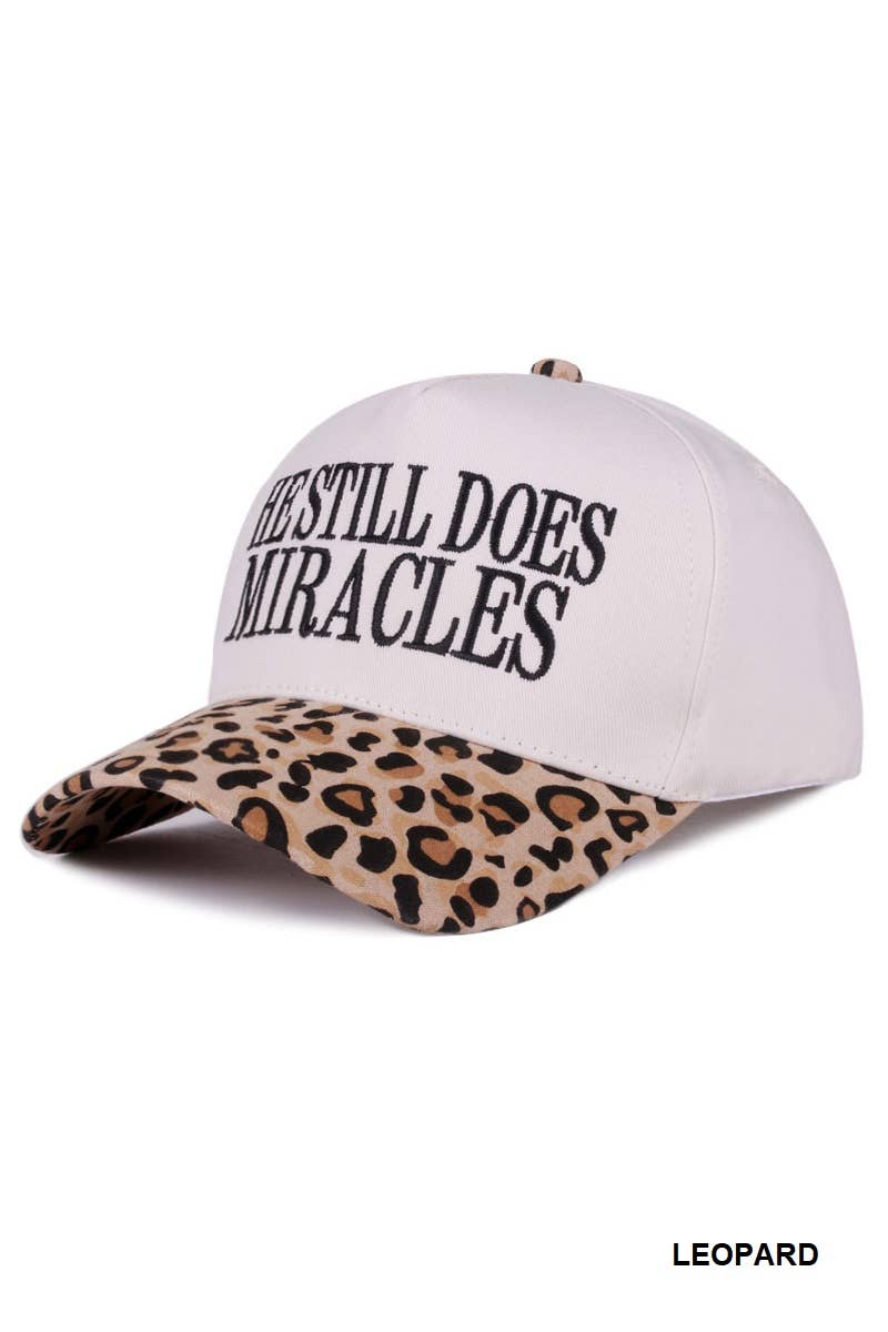 ,,,.._ 0811 He still does miracles two tone canvas cotton cap SI-28473