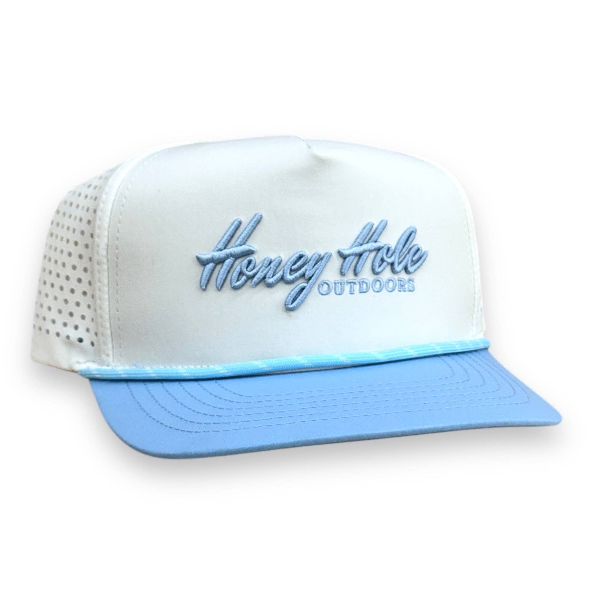 Performance Rope Hat - Heritage White Lt Blue