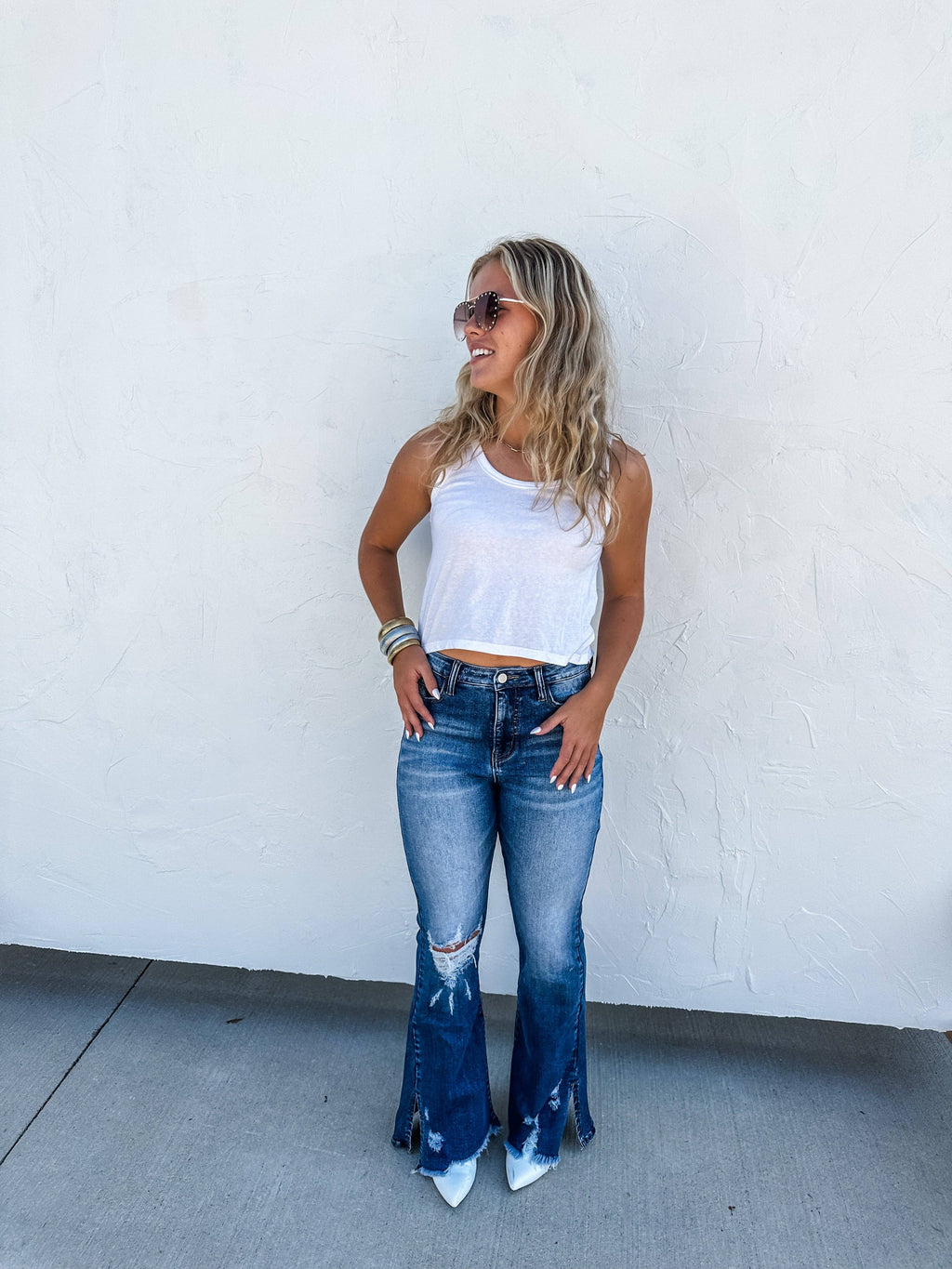 DIESEL SPLIT HEM JEAN