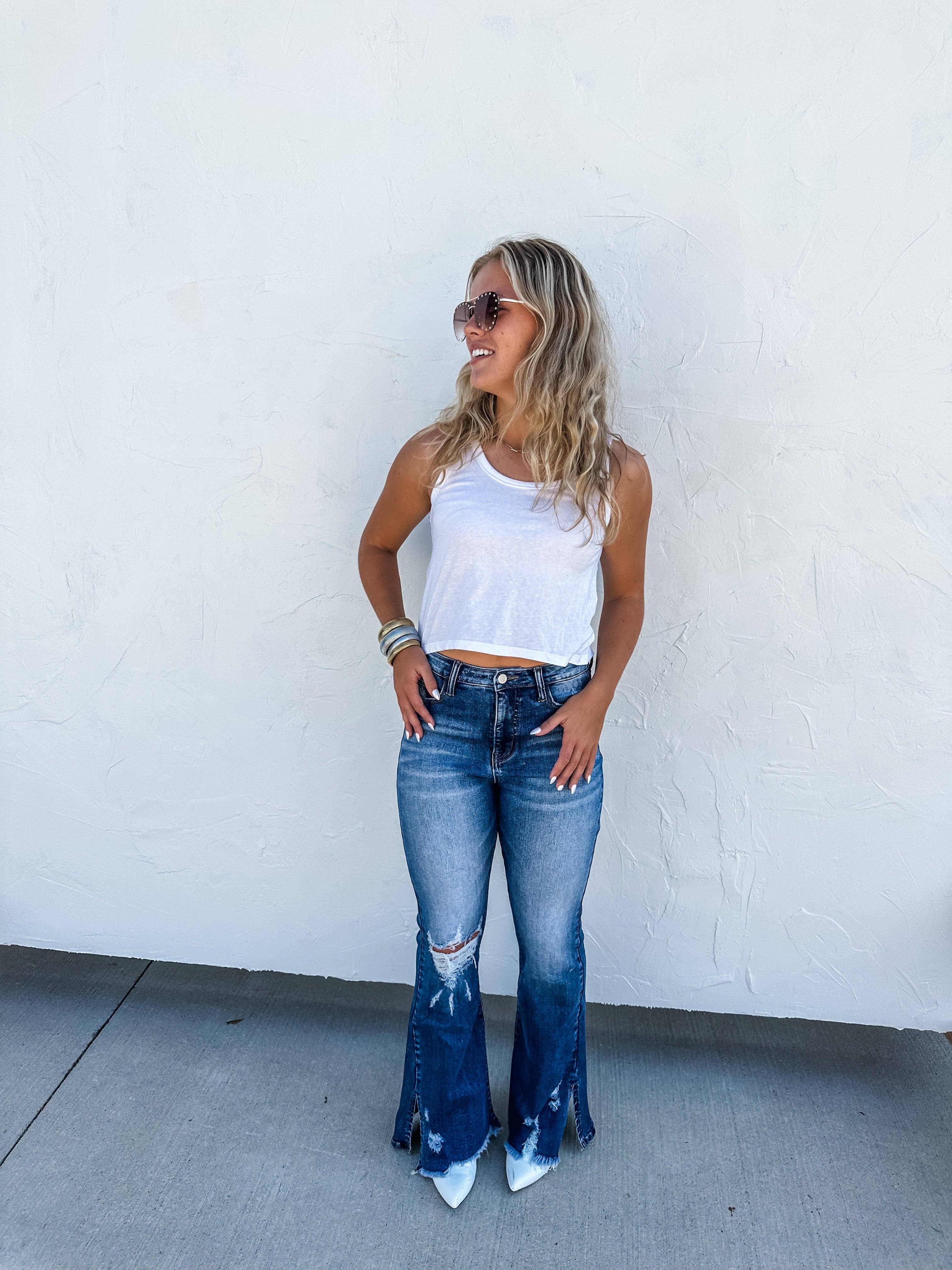 DIESEL SPLIT HEM JEAN