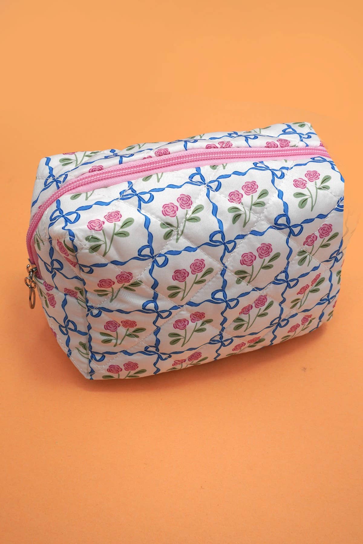 FLORAL TOILE PATTERN MAKEUP COSMETIC POUCH BAG | 40P562