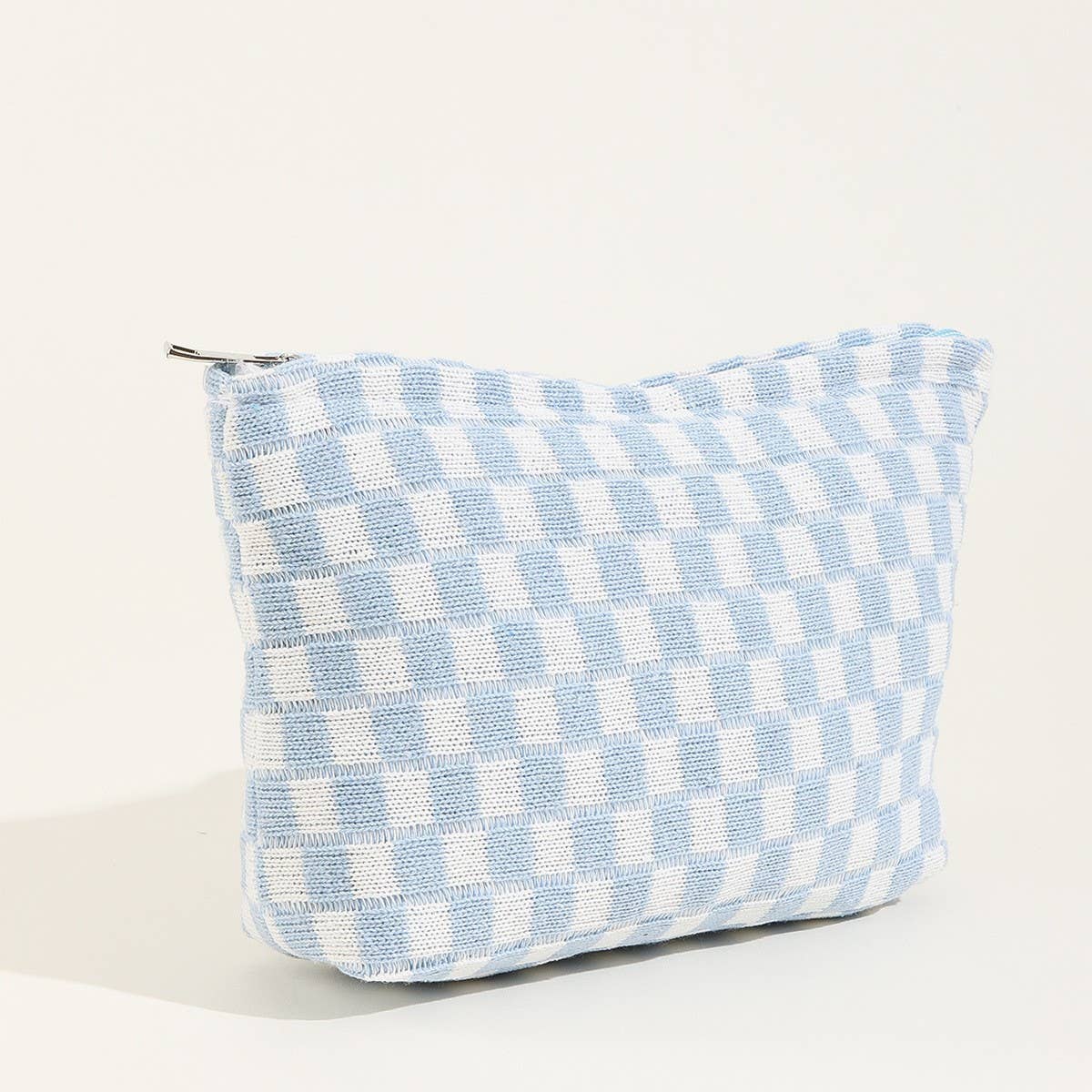TRAVEL CHECKER MAKEUP COSMETIC POUCH BAG | 40P528