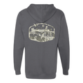 Fleece Hoodie - Boat Buddy - Charcoal
